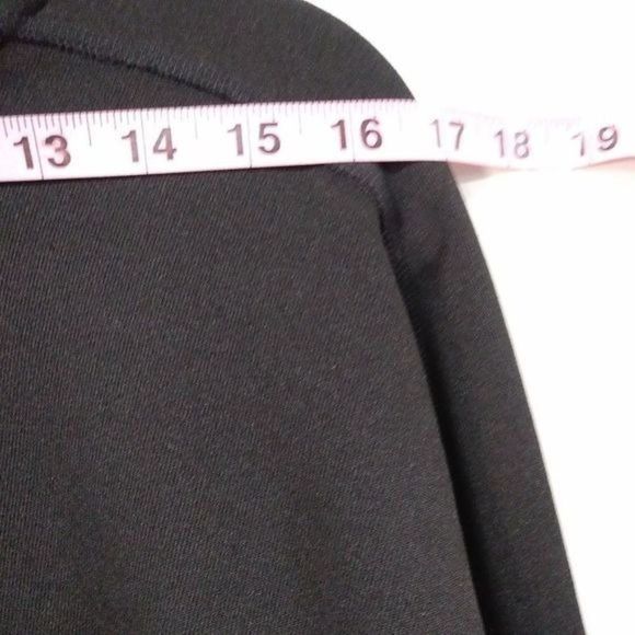 DKNY Black and White Women's Front Kangaroo Pocket Colorblock Sweatshirt Size L - Picture 8 of 10